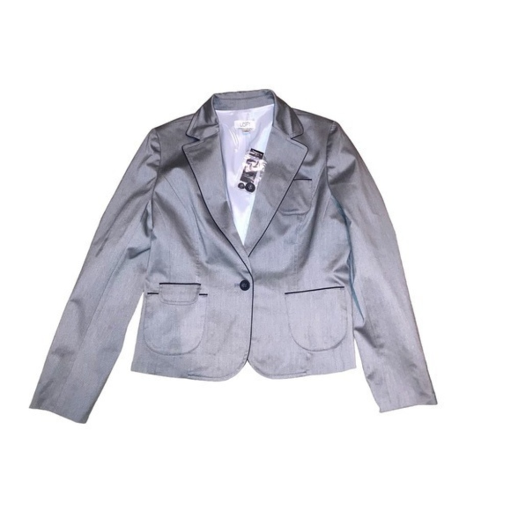 Ann Taylor loft gray suit jacket nwt 10